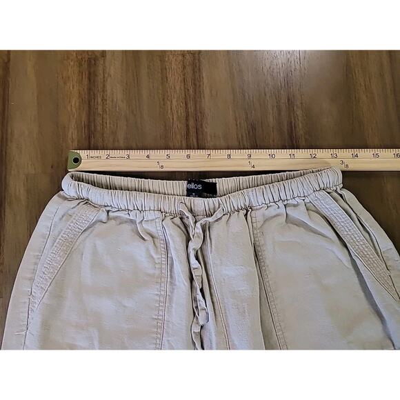 Ellos Women’s Beige Linen Blend Capri Pants – Size 12 – Minimalist – GUC - Picture 4 of 10